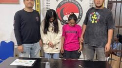 Dua Perempuan Penikmat Sabu Menangis Saat Diringkus Polsek Gunung Malela