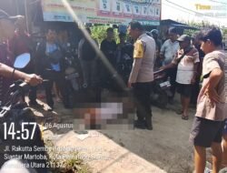 Polsek Siantar Martoba Cek TKP Adanya Warga Tidak Sadarkan Diri