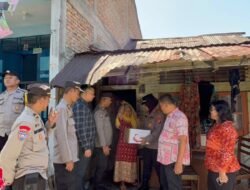 Dalam Rangka Menyambut HUT RI Ke 81, Polsek Siantar Utara Berbagi Bansos Kepada Warga