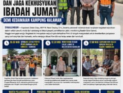 Kapolsek Dolok Silau Sapa Warga dan Jaga Kekhusyukan Ibadah Jumat demi Kedamaian Kampung Halaman