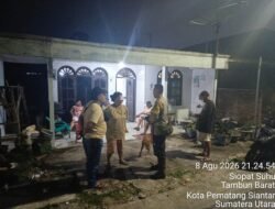 Polsek Siantar Timur Cek Laporan Warga Jalan Pematang Raya