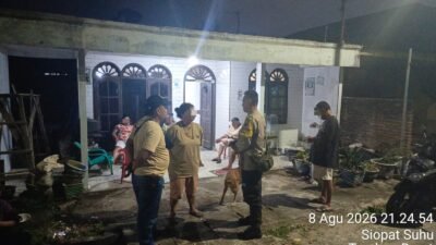 Polsek Siantar Timur Cek Laporan Warga Jalan Pematang Raya