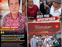 Wartawan Dibatasi di Festival Tao Toba Jou Jou 2026, Ketua LAKI Samosir: “Bertaraf Internasional, Tapi Tidak Melaksanakan Standar”