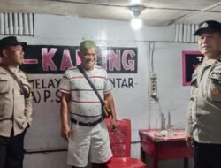 Bhabinkamtibmas Polsek Siantar Utara SALING di Pos Kamling