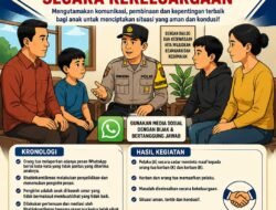 Bhabinkamtibmas Polsek Bandar Huluan Selesaikan Perselisihan Pesan WhatsApp, Dua Anak di Bawah Umur Berakhir Saling Memaafkan