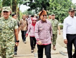 Bupati Simalungun Bersama Forkopimda Hadiri Peresmian Jembatan Garuda dan Air Bersih oleh Presiden RI