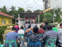 Bhabinkamtibmas Polsek Siantar Barat Hadiri Sosialisasi Narkoba