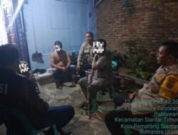 Polsek Siantar Timur Cek Laporan Adanya Orang Mabuk Diduga Bawa Sajam