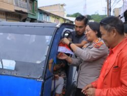 Sambut Kemerdekaan RI, Polres Samosir Ajak Warga Semarakkan Merah Putih di Jalanan