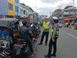 Sat Lantas Polres Pematangsiantar Sosialisasi kepada Pengendara Betor