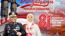Mendekati Hari Kemerdekaan Kapolres Simalungun Beserta Staf dan Bhayangkari Sampaikan Ucapan Dirgahayu RI ke-81