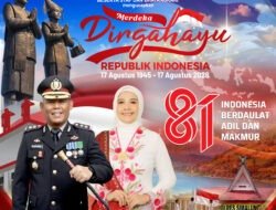 Mendekati Hari Kemerdekaan Kapolres Simalungun Beserta Staf dan Bhayangkari Sampaikan Ucapan Dirgahayu RI ke-81