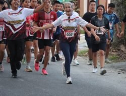 Kapolres Pematang Siantar Hadiri Car Free Day dan Fun Run Merah Putih 8.1K