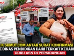 Guru ASN Hadiri Persidangan Perkara Pribadi pada Jam Kerja, Deliksumut.com Resmi Surati Disdik Dairi Minta Klarifikasi