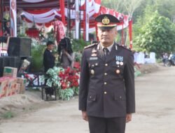 Sosok Enerjik Kapolsek Dolok Batunanggar, Dipercaya Jadi Perwira Upacara Aubade HUT ke-81 RI
