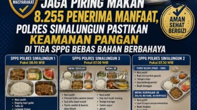 Jaga Piring Makan 8.255 Penerima Manfaat, Polres Simalungun Pastikan Keamanan Pangan di Tiga SPPG Bebas Bahan Berbahaya