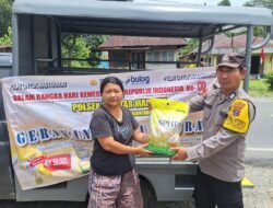 Polsek Siantar Marihat Laksanakan GPM Kepada Masyarakat Binaan