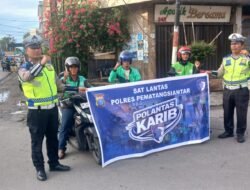 Polantas Karib, Sat Lantas Polres Pematangsiantar Binluh dan Dikmas Lantas