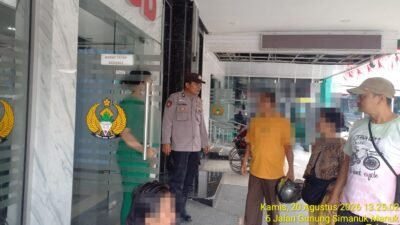 Polsek Siantar Marihat Tindaklanjuti Laporan Warga Jalan Parel Pasaribu Melalui CC 110