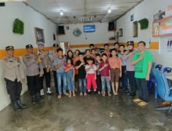 Kapolsek Siantar Utara Sambang Kamtibmas di Panti Asuhan Grace