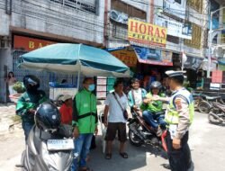 Sat Lantas Polres Pematangsiantar Himbau Driver Ojol Keselamatan Berlalu Lintas