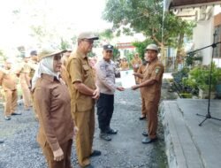 Polsek Siantar Martoba Terima Piagam Penghargaan dari Camat Siantar Sitalasari
