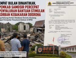 Empat Bulan Dinanti, Pemkab Samosir Percepat Penyaluran Bantuan Stimulan Korban Kebakaran Dosroha