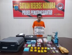 Polres Pematang Siantar Ungkap Peredaran Narkoba, Kurir Diamankan Bersama Sabu, Ekstasi dan Etomidate