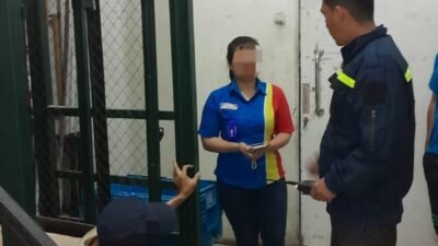 Polsek Siantar Selatan Amankan Pria Diduga Hendak Mencuri di depan Indomaret