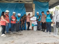 Bhabinkamtibmas Polsek Siantar Martoba Hadiri Penyerahan Listrik Gratis PT. PLN