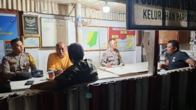 Polsek Siantar Timur Laksanakan SALING di Pos Satkamling
