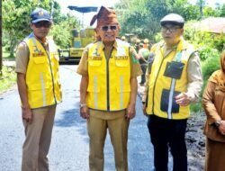 Bupati Simalungun Tinjau Pengaspalan Ruas di Kecamatan Gunung Maligas, Pastikan Infrastruktur Berkualitas