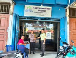 Jalin Silaturahmi, Bhabinkamtibmas Polsek Siantar Utara Sambang Kamtibmas di Kantor BPR