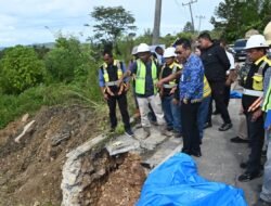 Tahap Pembangunan, Bupati Humbahas Himbau Pengguna Jalan Dari Doloksanggul-Pakkat Berhati-Hati