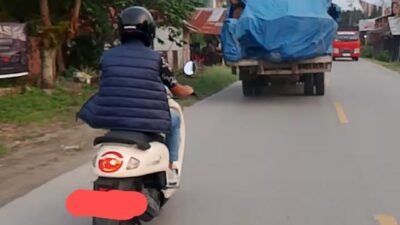 Truk Bermuatan Kayu Terpal Biru Sering Melintas Kota Pangururan Samosir : Dari Mana dan Untuk Siapa?