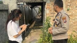 Polsek Siantar Martoba Cek TKP Dugaan Pencurian di Jalan Sumber Jaya