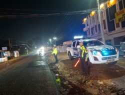 Antisipasi Balap Liar dan Begal, Kanit Gakkum IPDA Yancen Hutabarat Pimpin Patroli Blue Light Jaga Kenyamanan Malam Minggu