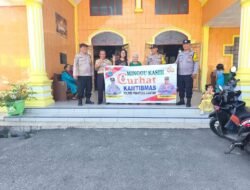 Polsek Siantar Marihat Minggu Kasih Curhat Kamtibmas di Gereja HKBP Siantar Sawah