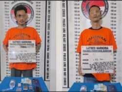 Dua Residivis Narkotika Diciduk di Nagahuta, Polisi Sita Sabu 1,03 Gram