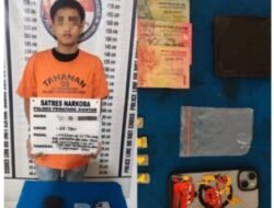 Pemuda 20 Tahun Memiliki Ekstasi 8 Butir di Kos Kosan, berhasil diringkus Polisi