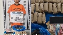 Miliki 26 Paket ganja, warga kelurahan Banjar diringkus Satnarkoba Polres Pematang siantar