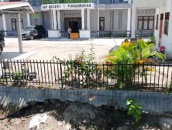 Kondisi Pondasi Pagar SMP Negeri 1 Pangururan di Kawasan Waterfront City Samosir Butuh Perhatian