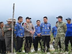 SATGAS PRR TINJAU LOKASI PEMBANGUNAN HUNTAP DI HUMBANG HASUNDUTAN