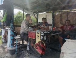 Polsek Siantar Timur Ajak Warga Kelurahan Asuhan Jaga Kamtibmas Kondusif