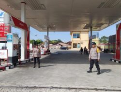 Polsek Siantar Marihat Laksanakan Pengamanan dan Montoring BBM di SPBU