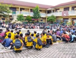 Polsek Siantar Marihat Sambang Kamtibmas Cegah Tawuran di SMA Swasta Pelita