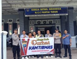 Polsek Siantar Timur Minggu Kasih Curhat Kamtibmas di Gereja GBI NCC