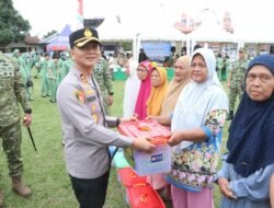 Tingkatkan Sinergitas TNI-Polri, Kapolres Simalungun Hadiri Bazar Murah Peringatan HUT TNI Ke-81 di Rambung Merah
