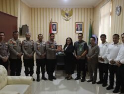 Awali Tugas, Kapolres AKBP Dhana Noer Kurniawan Silaturahmi ke Ketua PN Pematang Siantar