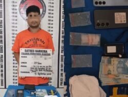 Lagi Duduk Santai, IH Diringkus Satnarkoba Polres Pematang Siantar barang bukti 21,55 Gram Sabu